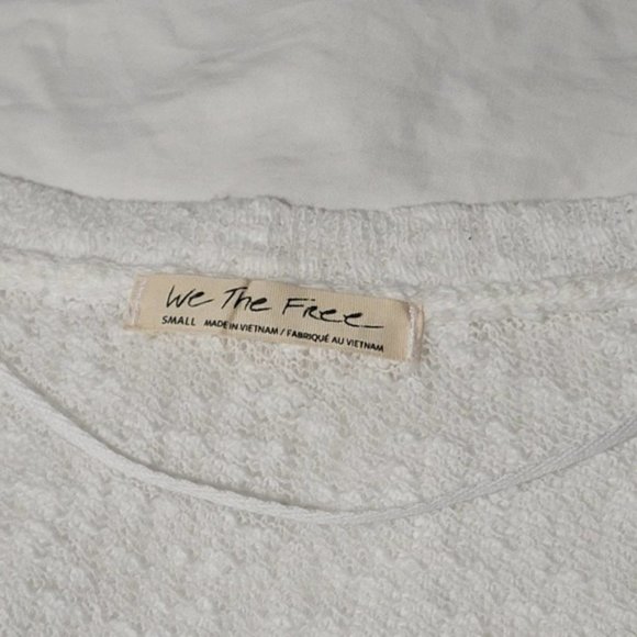 We the free Cotton White Top Small - Picture 6 of 6